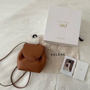 Polene Numero Un Mini Backpack - Caramel